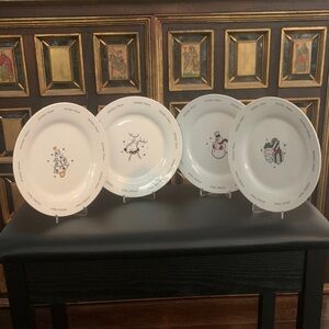 SCI promotion Christmas  Ceramic Dessert Plate Set